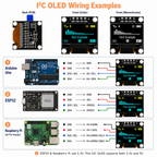 0.96" OLED Display Module 128x64 I2C SSD1306 - Arduino Compatible