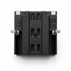 6×6mm tactile push button switch underside showing the 2 through-hole pins