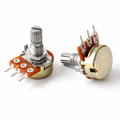 WH148 B10K Potentiometer 15mm Shaft, 3-Pin Linear Taper