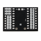 Underside of the ESP32-S3 SuperMini expansion board showing B plus and B minus solder pads