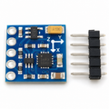 GY-271 QMC5883P magnetometer board, component side, with its loose 5-pin header