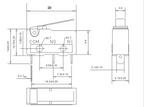 KW11-3Z Mini Micro Limit Switch 2 Pin