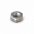 Single M2 stainless steel hex nut, 4 mm across the flats