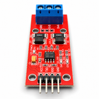 Header-end view of the MAX13487 module showing VCC, TXD, RXD and GND pins