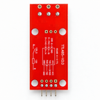 Underside of the TTL485-V2.0 board with the printed RS485 to TTL pin map and the 120_S termination diagram