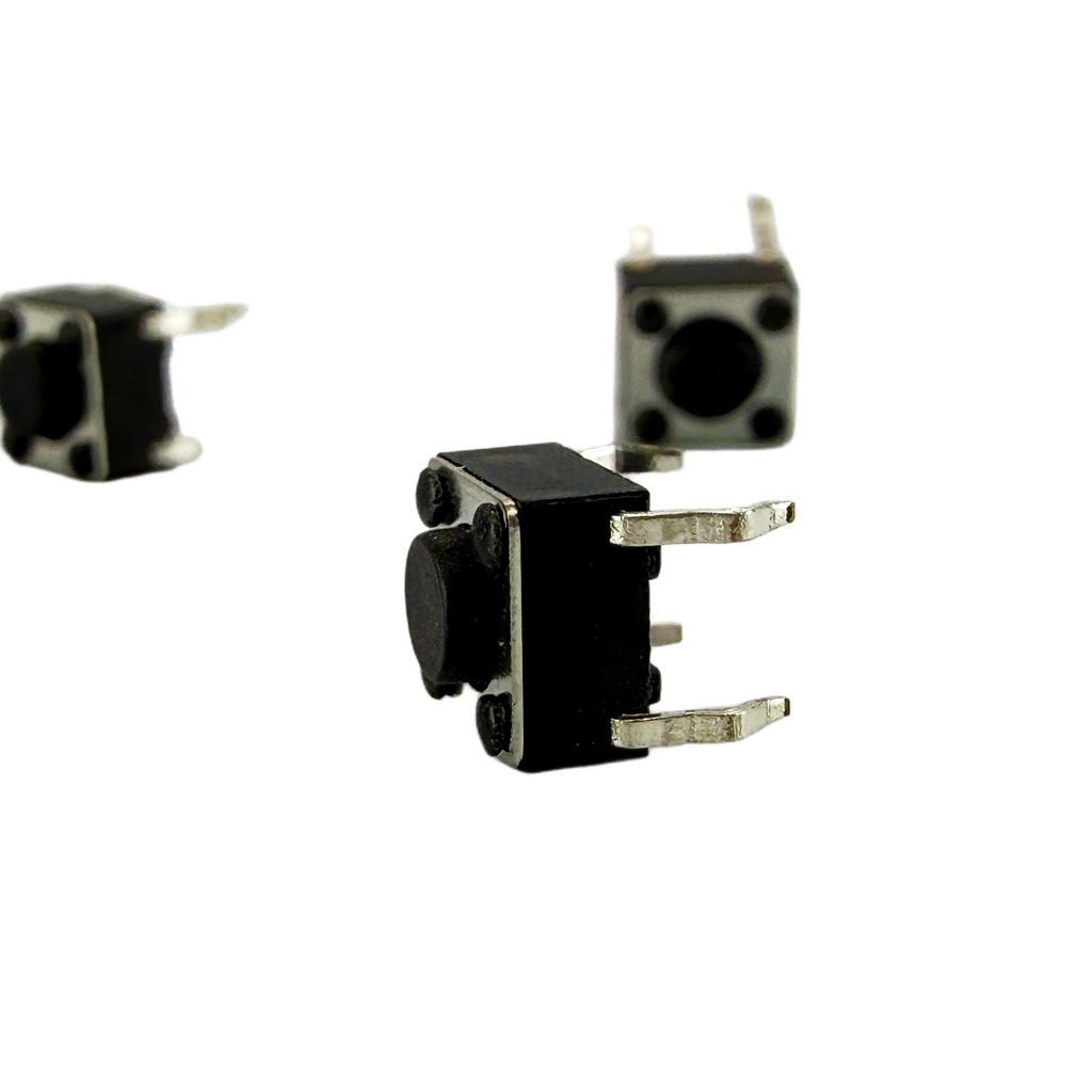 6x6mm Tactile Push Button Switch SMT 4-Pin 6x6x4.3mm – Pack of 10