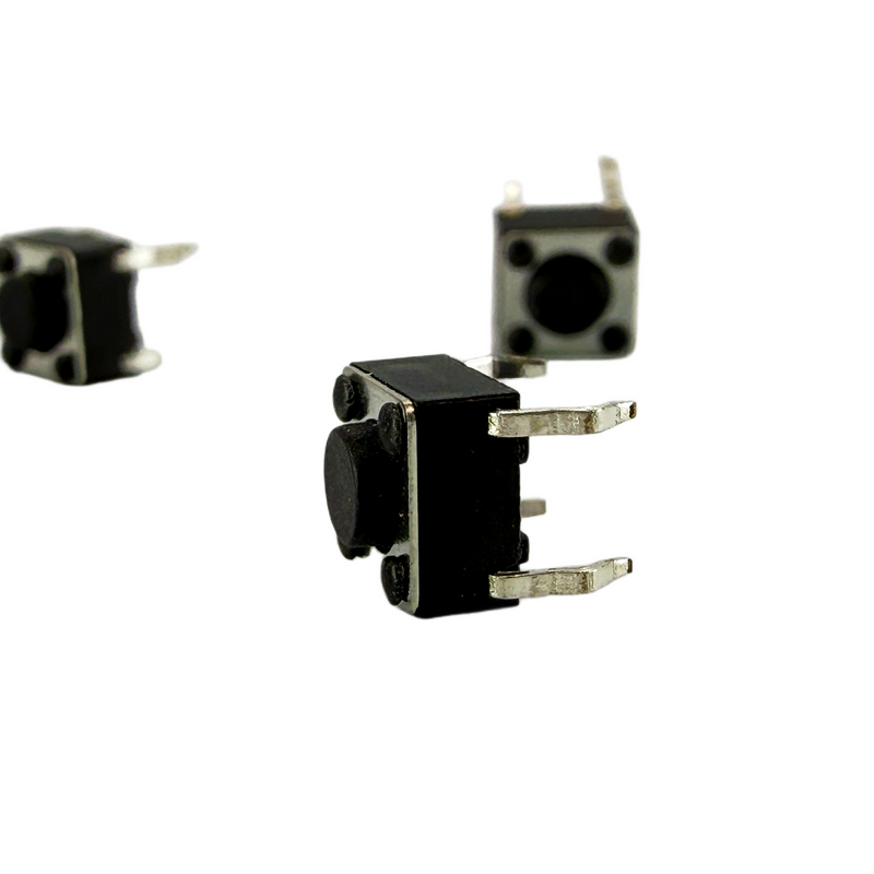6x6mm Tactile Push Button Switch SMT 4-Pin 6x6x4.3mm – Pack of 10