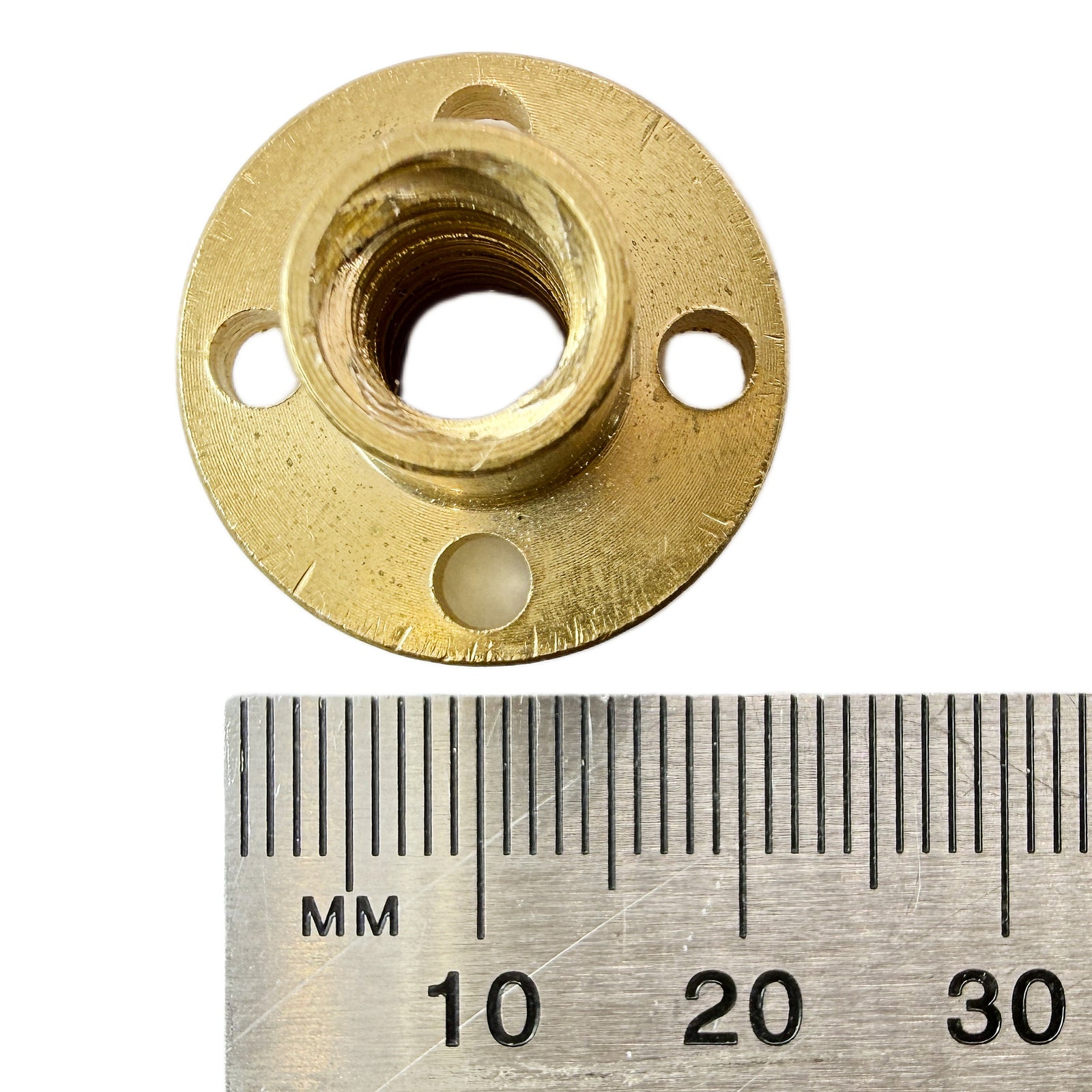 T8 Brass Leadscrew Nut — Pitch 2mm Lead 8mm