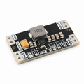 TPS63070 buck-boost module, 3.3V version, with the 3V3 solder pad bridged