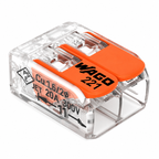 WAGO 221-412 2 pole lever wire connector